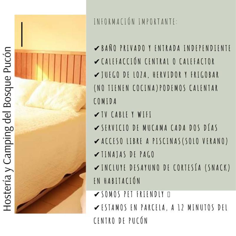 Hosteria Y Camping Del Bosque Pucon Ngoại thất bức ảnh